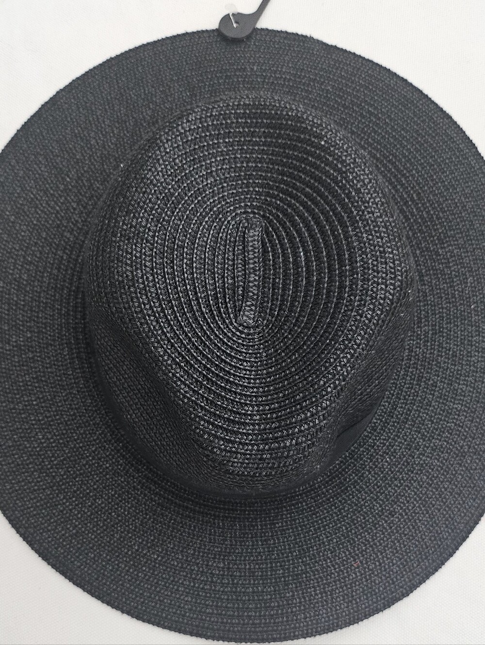 Banana Republic Black Wide-Brim Woven Sun Hat